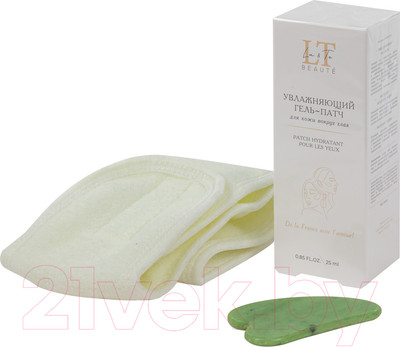 Подарочный набор La and Te beaute Увлажняющий гель-патч+Скребок гуаша+Повязка на голову LT-34