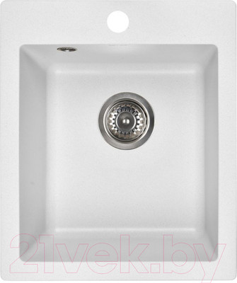 Мойка кухонная Wisent 420-28W (с сифоном GER013)