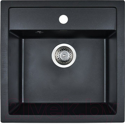 Мойка кухонная Wisent 510-25W (с сифоном GER013)