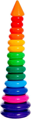 Развивающий игровой набор Соломон Пирамидка 15 колец с конусом / 9780520