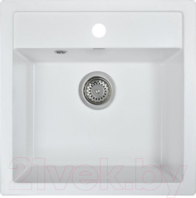 Мойка кухонная Wisent 510-28W (с сифоном GER013)