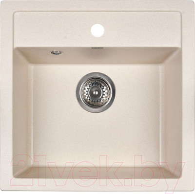 Мойка кухонная Wisent 510-30W (с сифоном GER013)