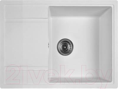 Мойка кухонная Wisent 650-28W (с сифоном GER013)