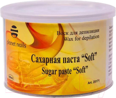 Паста для шугаринга Planet Nails Soft Сахарная (400г)