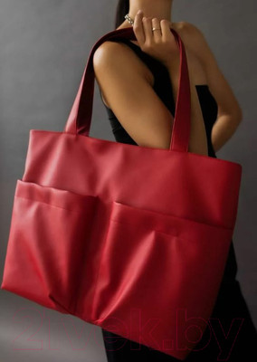 Сумка MT.Style Тоут с двумя карманами (красный)