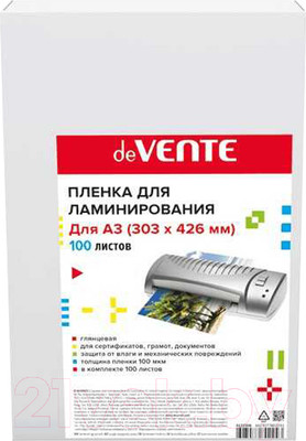 Пленка для ламинирования deVente А3 / 4122327 (100л)