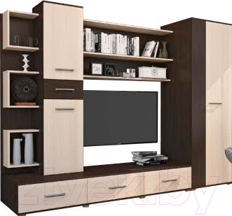 Стенка Горизонт Мебель Верона (венге)