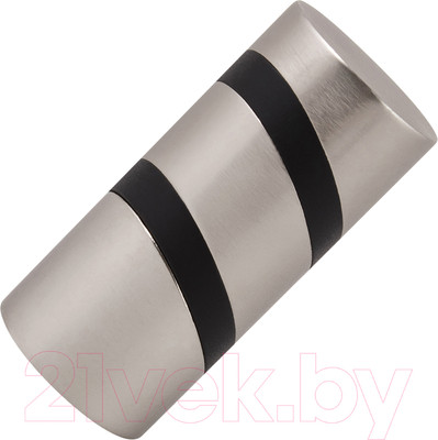 Набор наконечников для карниза АС ФОРОС Изольда D25 (2шт, сатин/черный)