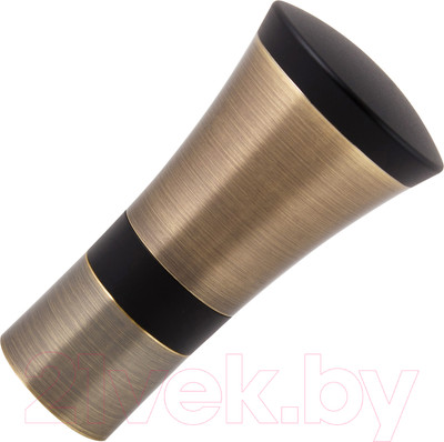 Набор наконечников для карниза АС ФОРОС Люксор D25 (2шт, антик/черный)