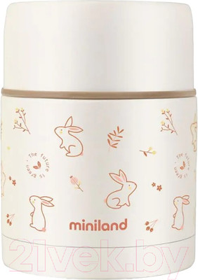 Термос для еды Miniland Natur Зайчик / 89348 (600мл)