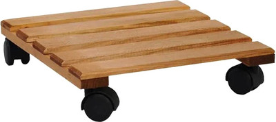 Стойка для цветов Dipriz Квадратная / Д.7475.3 (натуральный коричневый, сосна)