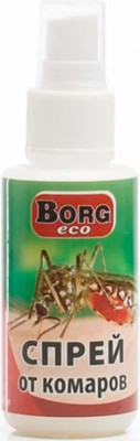 Спрей от насекомых Borg Eco от комаров (80мл)