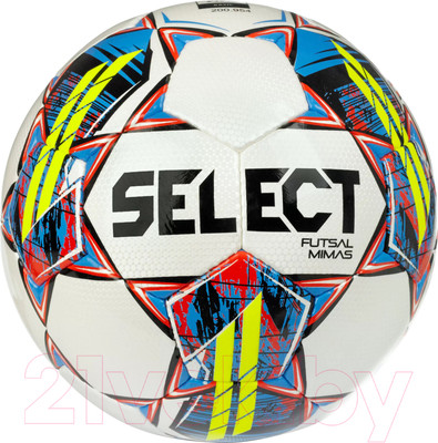 Мяч для футзала Select Futsal Mimas 4 / 1053460005 (белый/синий/красный)