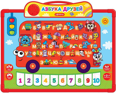 Развивающая игрушка Азбукварик Азбука друзей / 4680019286778