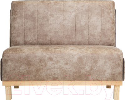 Диван KRONES Пантеон барный (искуственная замша кофейно-коричневый/черно-коричневый)