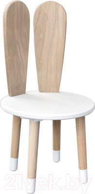 Стул детский Mega Toys С ушками из массива / 71028