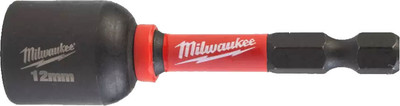 Головка слесарная Milwaukee Магнитная торцевая Shockwave Hex - HEX12x65мм / 4932492442