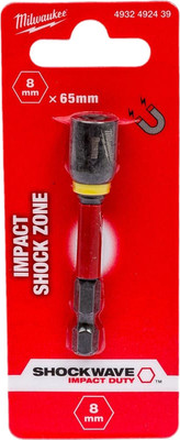 Головка слесарная Milwaukee Shockwave Hex - HEX8x65мм / 4932492439