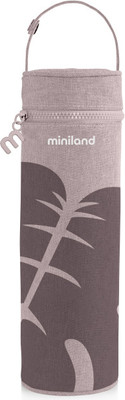 Термосумка для бутылочки Miniland Terra 500мл / 89453 (бежевый/листья)
