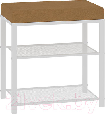 Банкетка ЗМИ Торонто 13S / БТ13СББ (белый/бежевый)