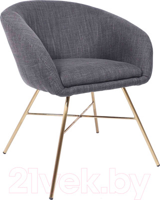 Стул AksHome Amur (темно-серый/золото)