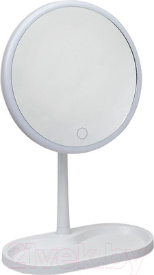 Зеркало косметическое Nail Art Для макияжа с подсветкой (белый)