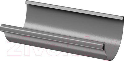 Желоб Docke Stal Premium полукруглый D125 PVJP-1086 (3м, графит 7024)