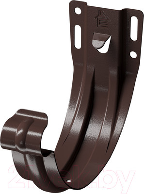 Кронштейн желоба Docke Stal Premium D125 PVKH-1050 (шоколад 8019)