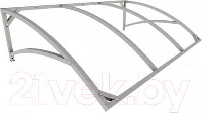 Каркас козырька ИМпласт Скат Цинк 1600х900