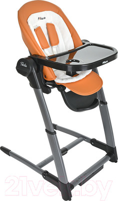 Стульчик для кормления Pituso Triola 3 в 1 / SG116 (Black Frame/Orange)