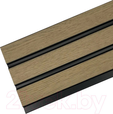 Реечная панель Grace ПВХ 3D RAIL Клен (2700х120х10мм)