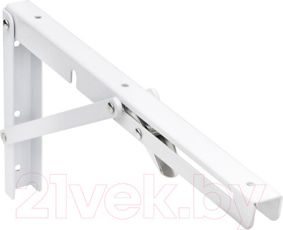 Полкодержатель AKS Складной 1 300 (белый)