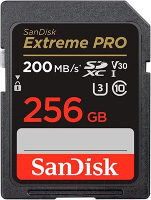 Карта памяти SanDisk SDXC Extreme Pro Class 10 256GB (SDSDXXD-256G-GN4IN)