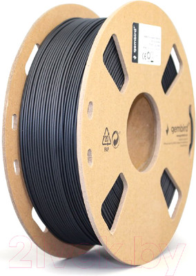 Пластик для 3D-печати Gembird PLA 3DP-PLA-01-MTBK (1.75мм, 1кг, матовый черный)