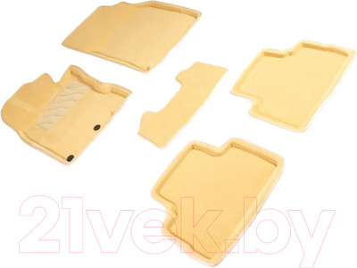 Комплект ковриков для авто Seintex 85872 (бежевый)