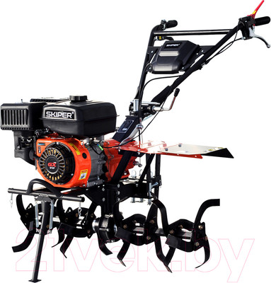 Мотокультиватор бензиновый Skiper SP-860S (8л.с., без ВОМ, пон.передача, 3+1, большой бак и глушитель, без колес)