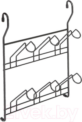 Держатель бокалов на рейлинг AKS CWJ229 (черный)