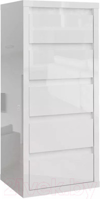 Комод Stolline Норден с 5 ящиками / 413.03 (белый)