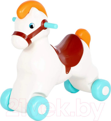 Каталка детская Полесье Пони Сафари / 96098 (бирюзовый)