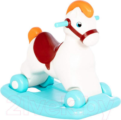 Качалка-каталка Полесье Пони Сафари / 96104 (бирюзовый)