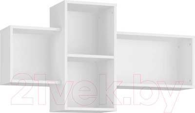 Полка Stolline Модерн / СТЛ.322.09 (бело-серый)