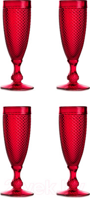 Набор бокалов Vista Alegre Bicos Red / 49000089 (4шт)