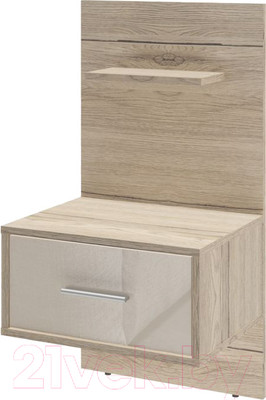 Прикроватная тумба Stolline Лациа / СТЛ.418.02 (дуб санремо/крем бежевый)