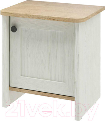 Прикроватная тумба Stolline Тифани / СТЛ.305.10 (дуб небраска/белый)