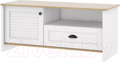 Тумба Stolline Тифани под TV / СТЛ.305.13 (дуб небраска/белый)