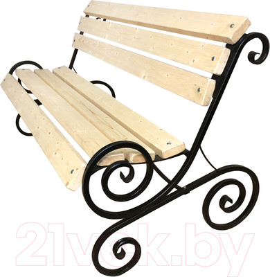 Скамья садовая M-Group Завиток / 18030415 (1.5м)