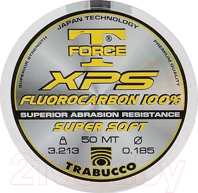 Леска флюорокарбоновая Trabucco T-Force Fluorocarbon 0.16мм 25м / 053-59-160