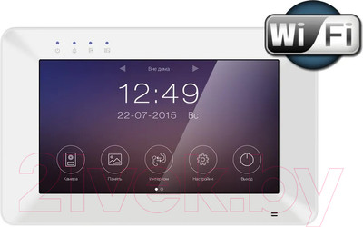 Монитор IP-видеодомофона Tantos Rocky HD Wi-Fi (белый)