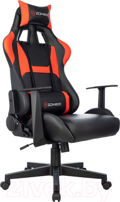 Кресло геймерское Бюрократ Zombie Game Penta (черный/красный)