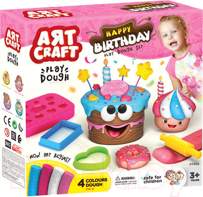 Набор для лепки Aяt Craft День Рождения! 03683/ОР